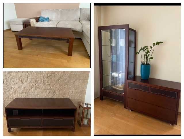 Komplet mebli Spazio bello do salonu - okleina drewniana - Kraków