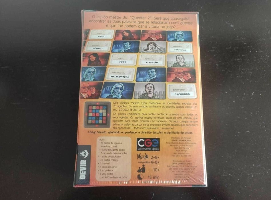 Código Secreto - Jogo de tabuleiro (selado)