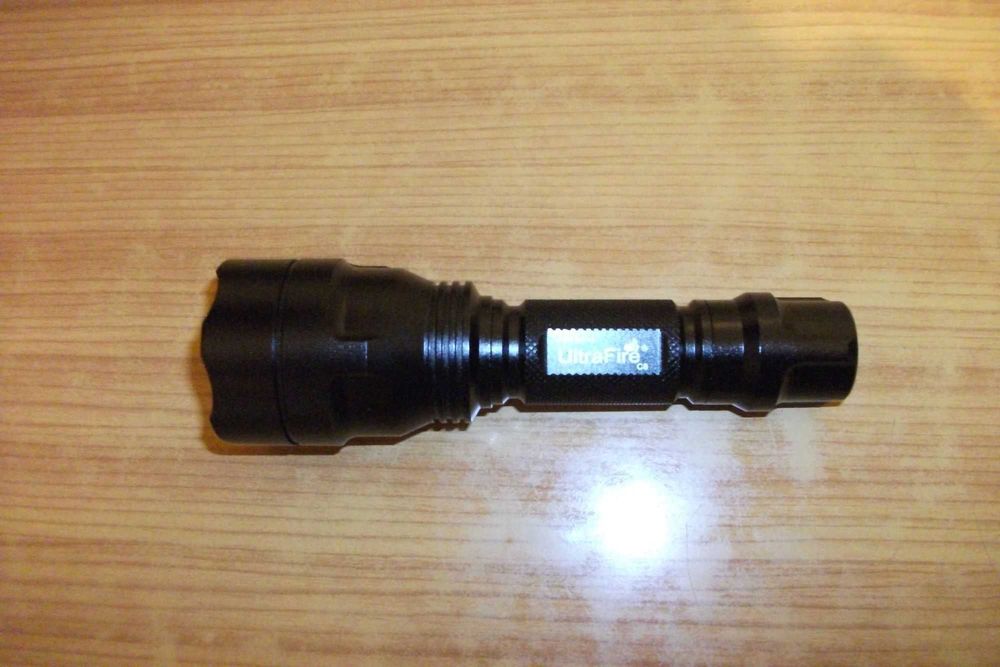 Фонарь тактический UltraFire С8,  светодиод Cree XML