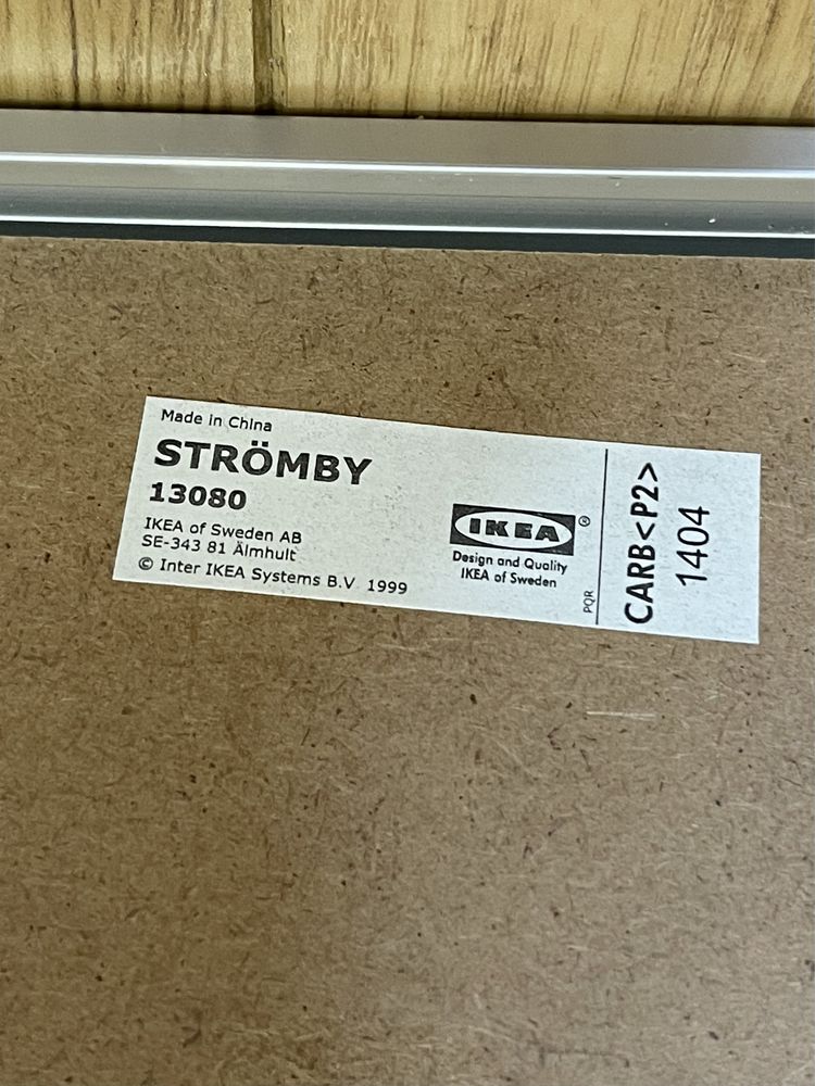 Ramka Ikea Stromby 70x100 Srebrna