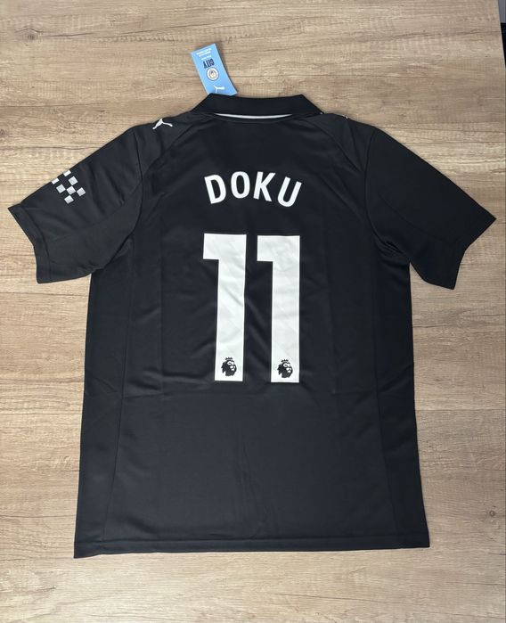Koszulka Piłkarska Manchester City 25/26 Away Doku #11