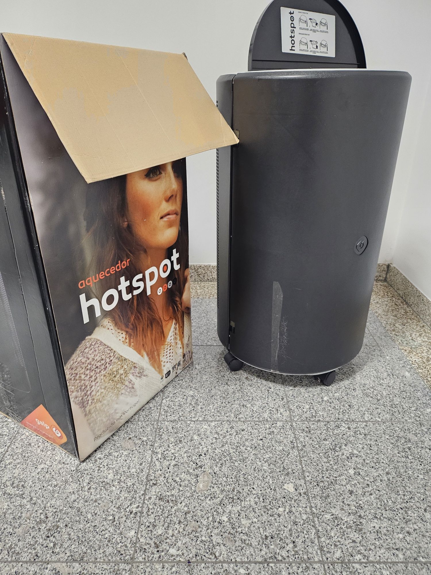 Aquecedor a gás. galp