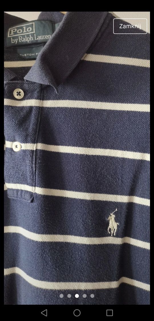 Koszulka polo marki Ralph Lauren 100% bawełna