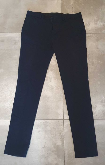 Spodnie garniturowe granatowe ASOS W30L30