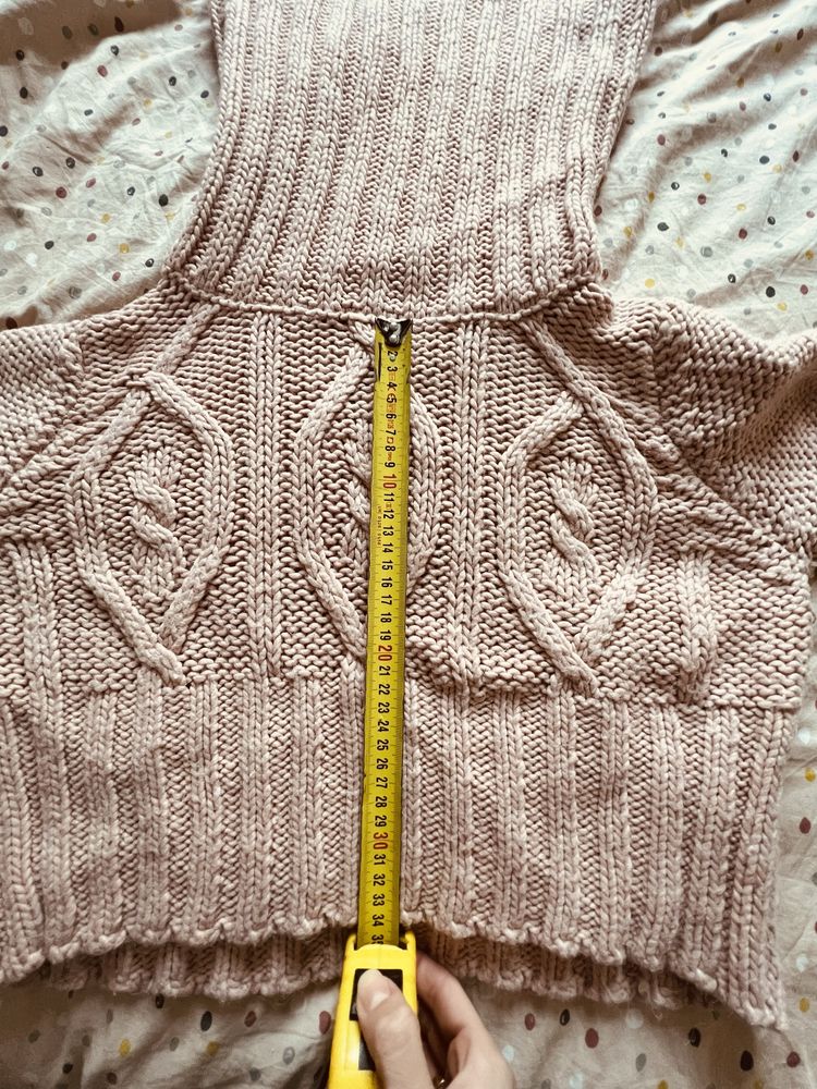 Różowy sweter Lemonada duży golf, stójka