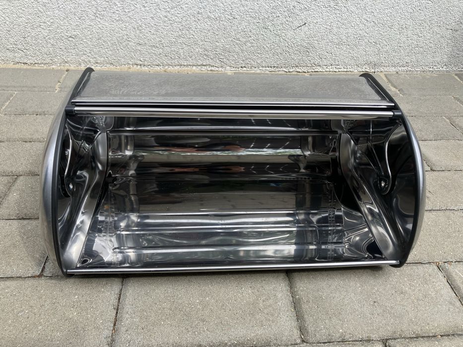 Chlebak metalowy Domotti kolor INOX