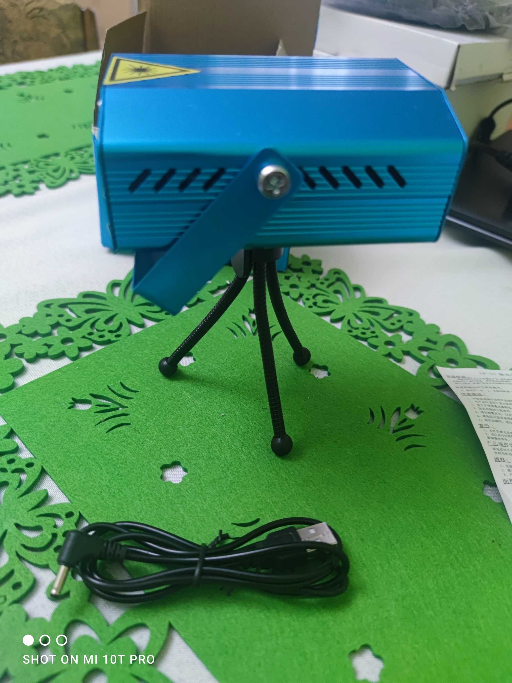 LASER projektor DYSKOTEKOWY lampa DISCO strobosko.