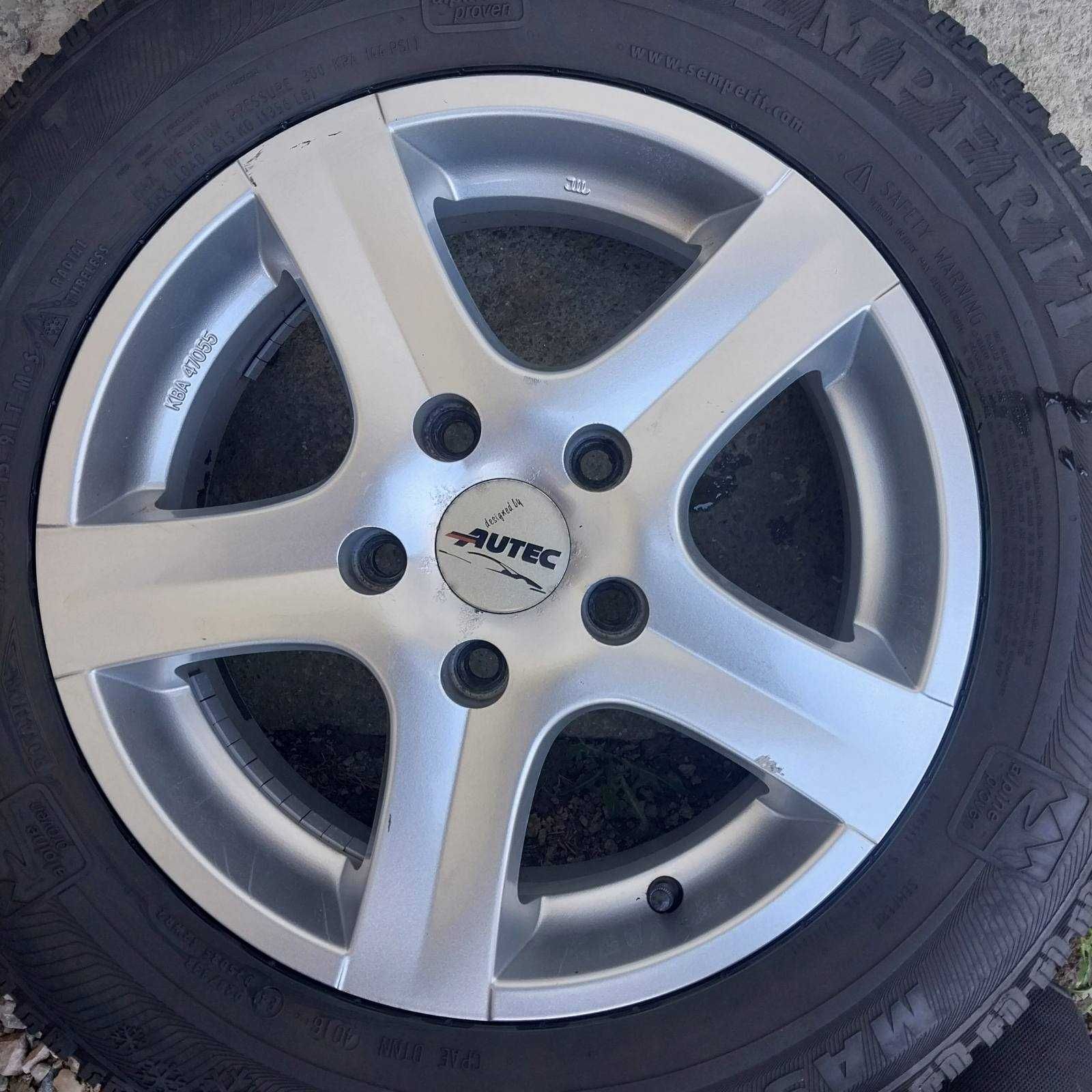 легкосплавні диски R15 5x114 Kia Hyundai Mazda з шинами 195/65 R15