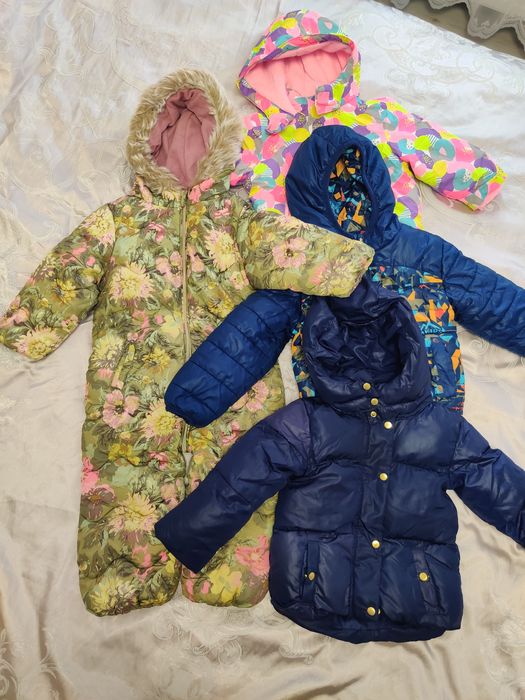 Комбінезон зимовий, куртка, лижна термокуртка для дівчинки