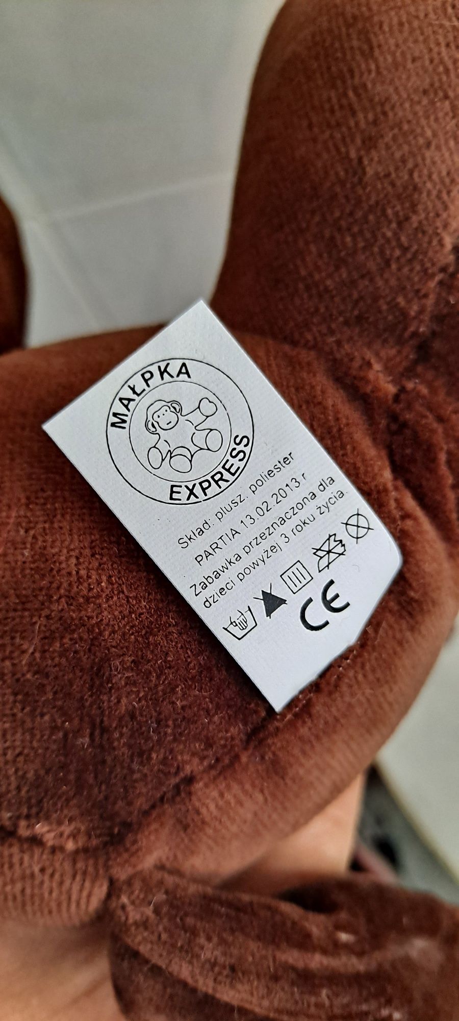 Maskotka małpka sieci sklepów Małpka