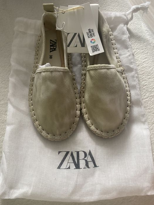 Zara еспадрильї зелені 30 розмір