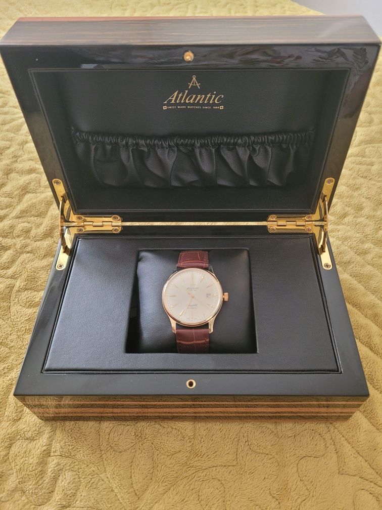 Złoty zegarek Atlantic Seagold - Nowy