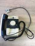Stary telefon analogowy, retro, vintage