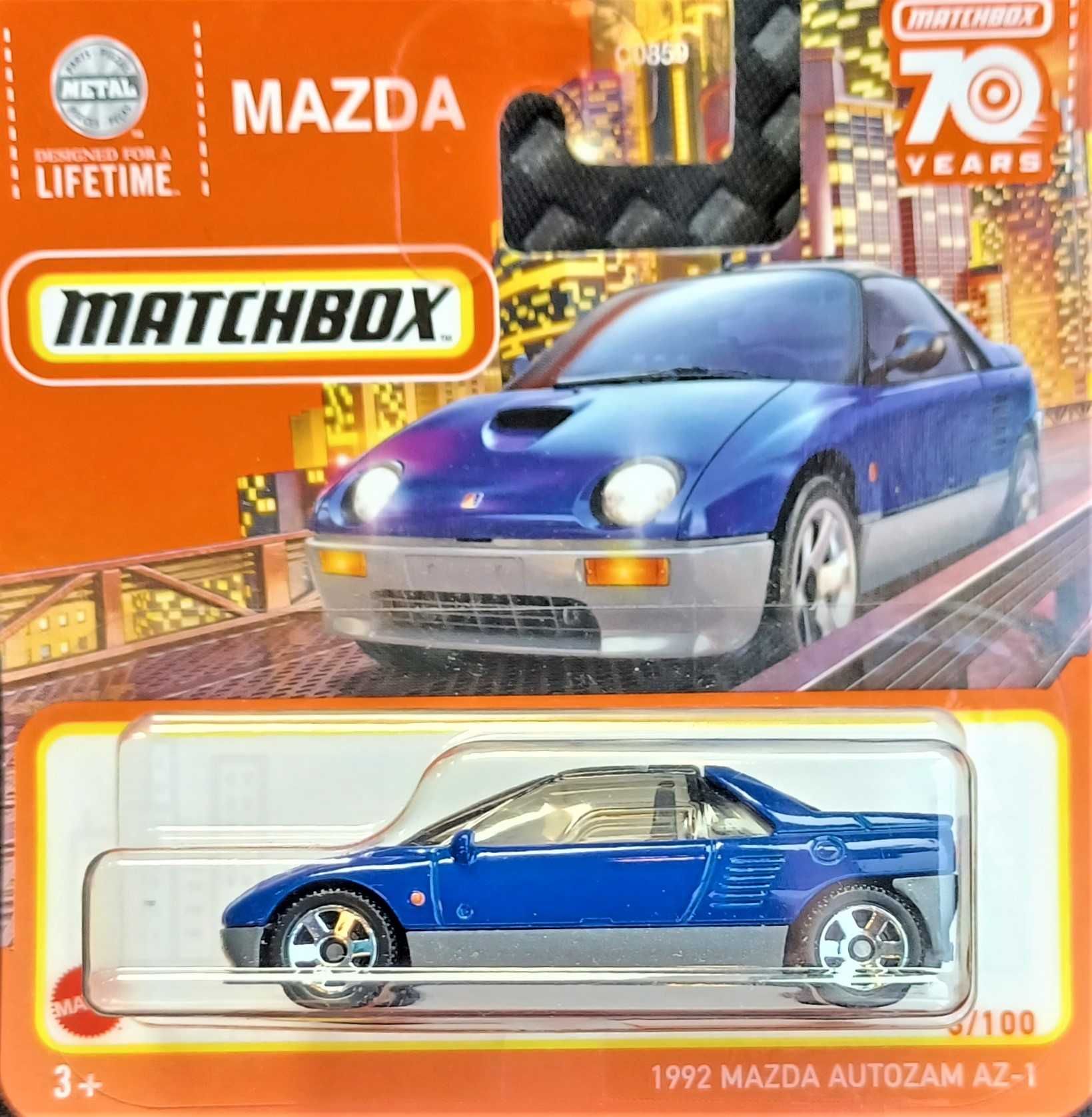 Matchbox Mazda AutoZam AZ-1 blister