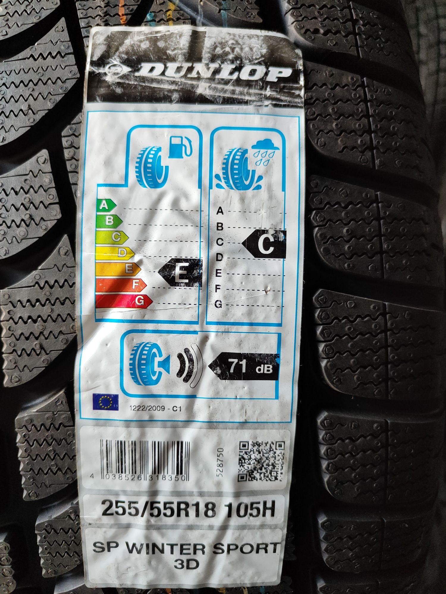 1szt NOWA Dunlop SP Winter Sport 3D 255/55/18 105H NOWA 2018rok