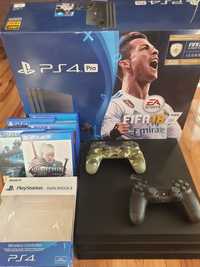 PlayStation 4Pro+2 pady+gry