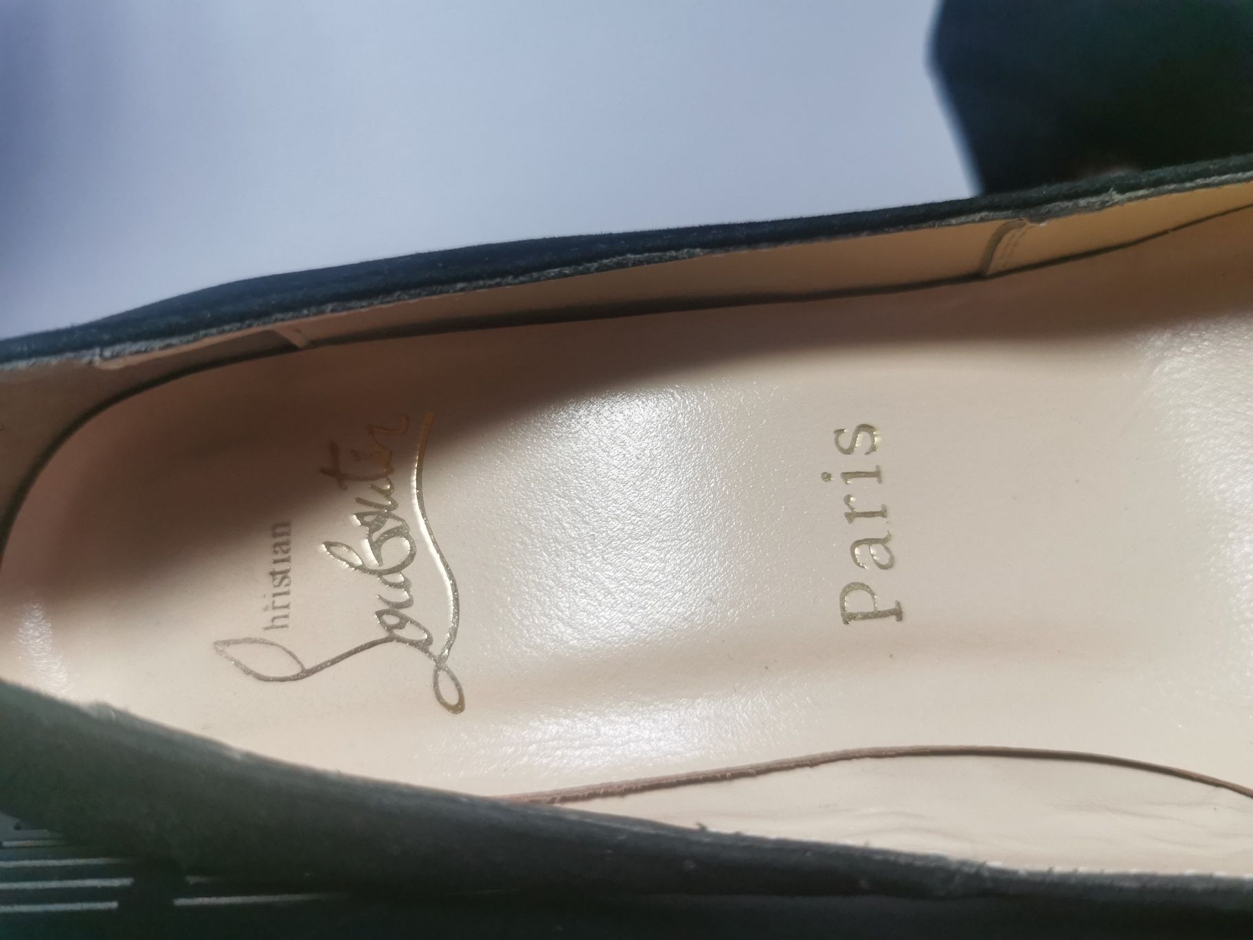 Szpilki czółenka louboutin 36 czarne czerwone podeszwy