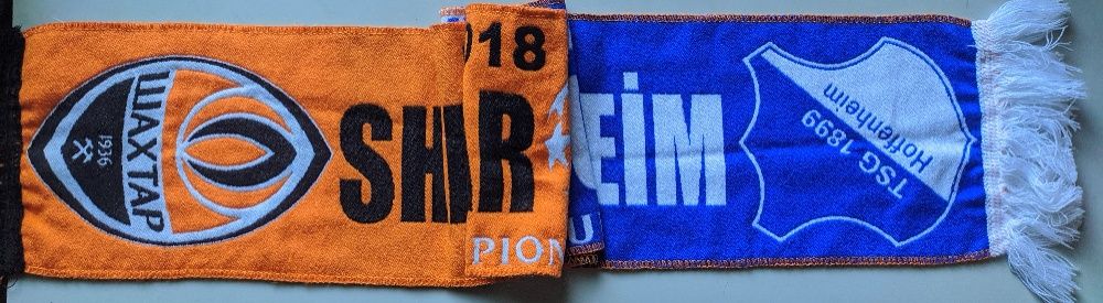 Продам шарф для фанатов футбола Шахтер - Hoffenheim