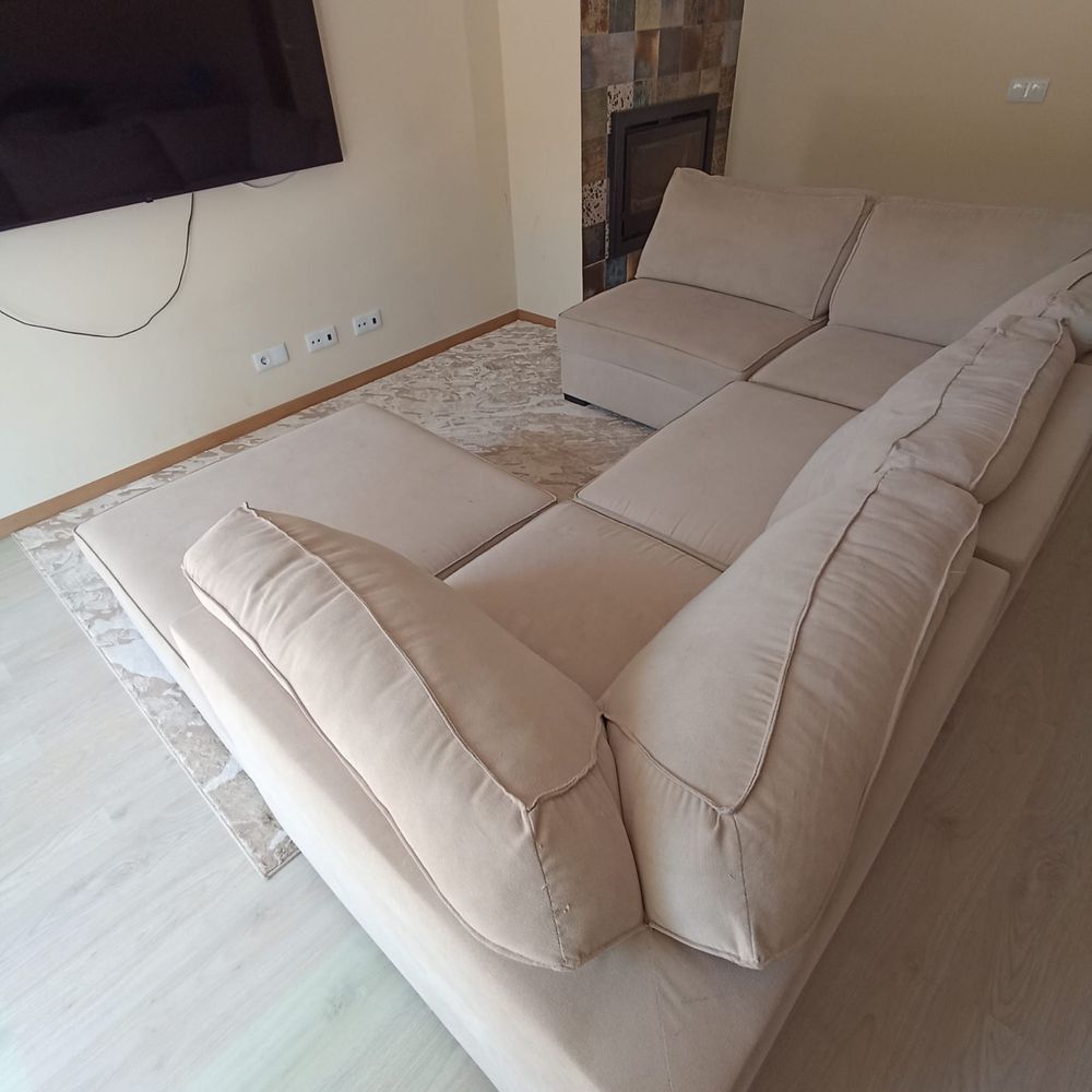 Sofa modular bege