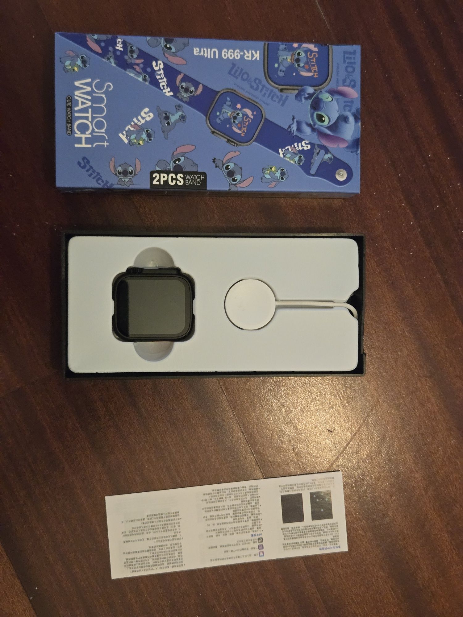 Relógio Smart Lilo & Stitch KR-999 Ultra