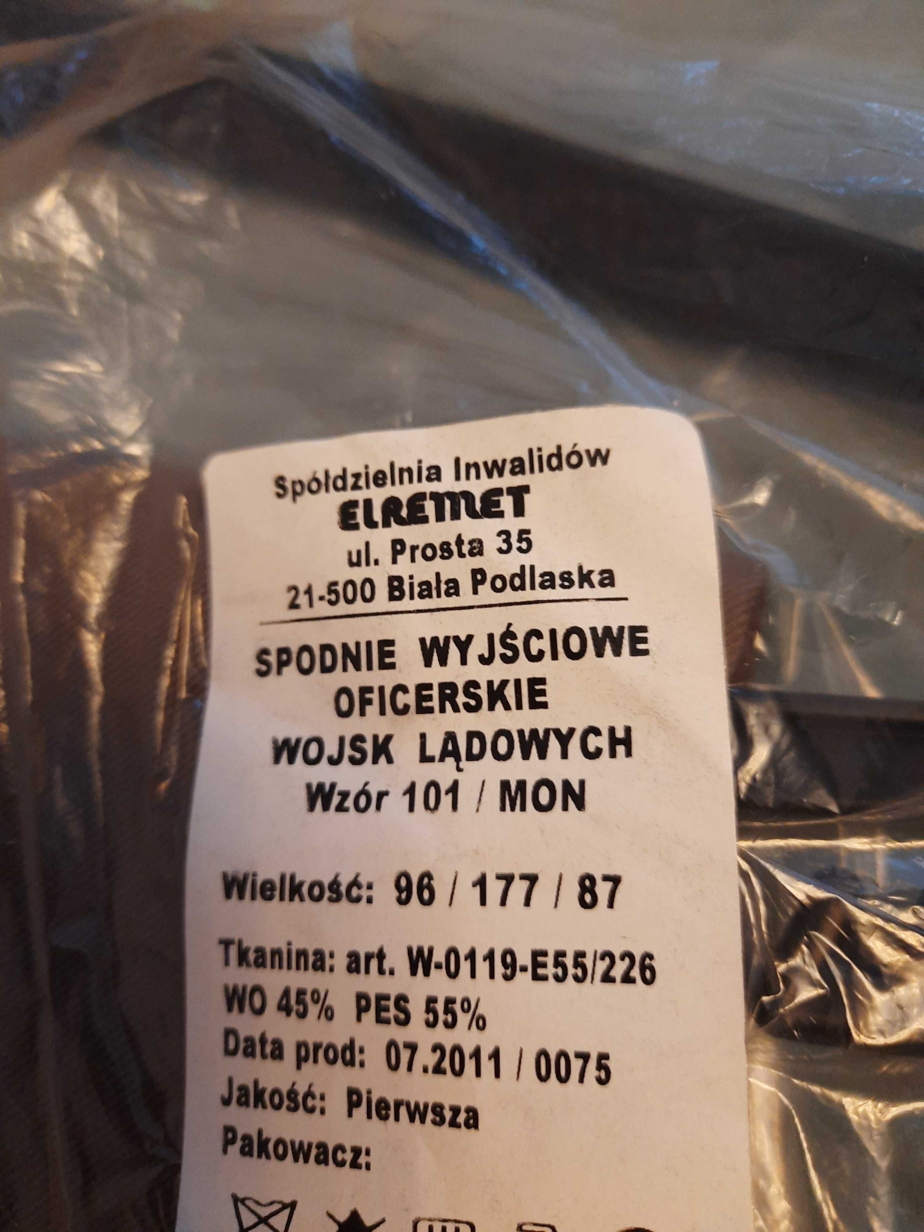Spodnie wyjściowe Wojsk Lądowych wz. 101 /MON