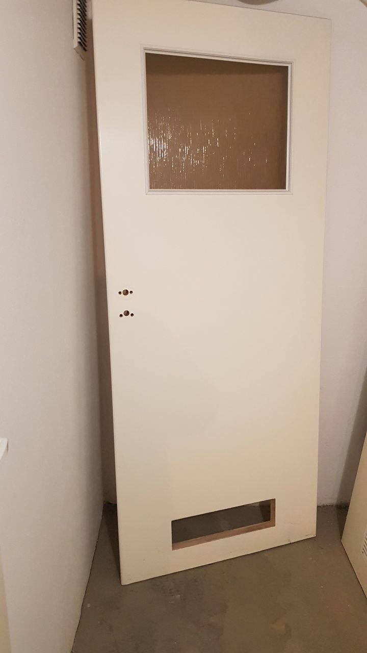 Drzwi 80 prawe wc/łazienka biale 2 szt