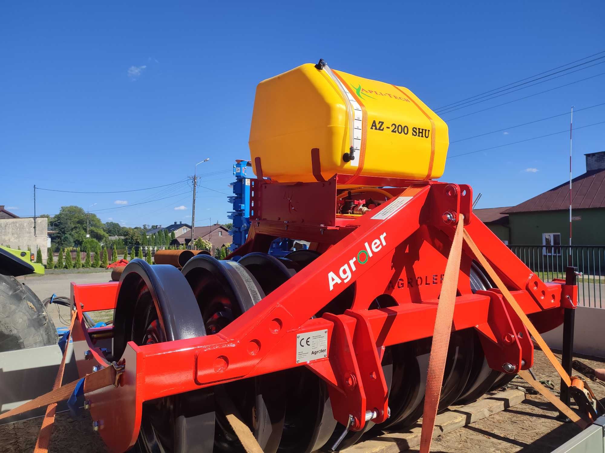 Aplikator zakiszania Pryzma Sieczkarnia AZ-200 SHU 200 ltr CE GW