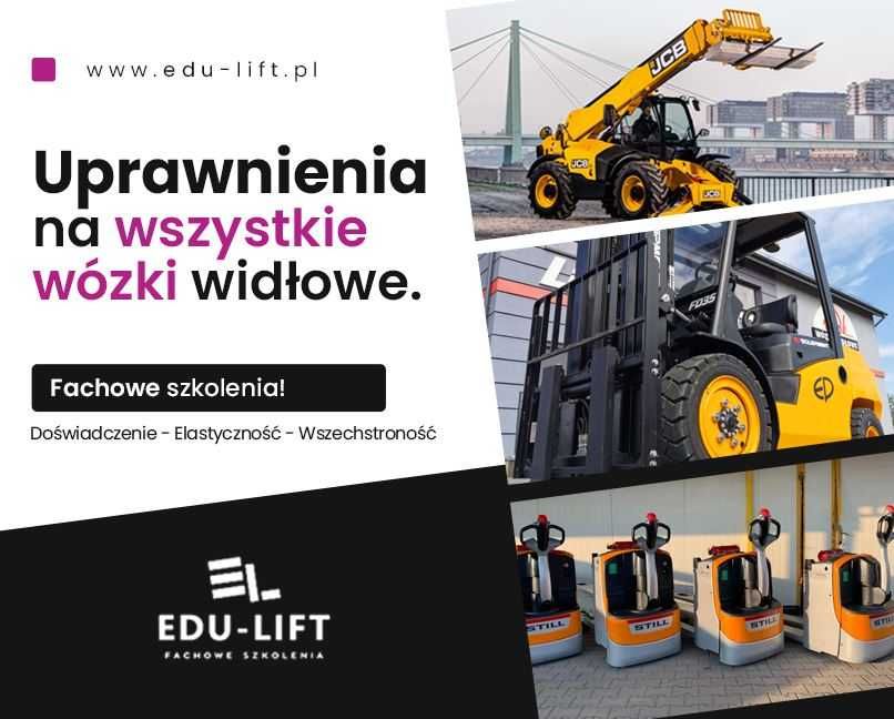 Kurs na operatora wózka widłowego kat. II WJO START: 07.07.2025