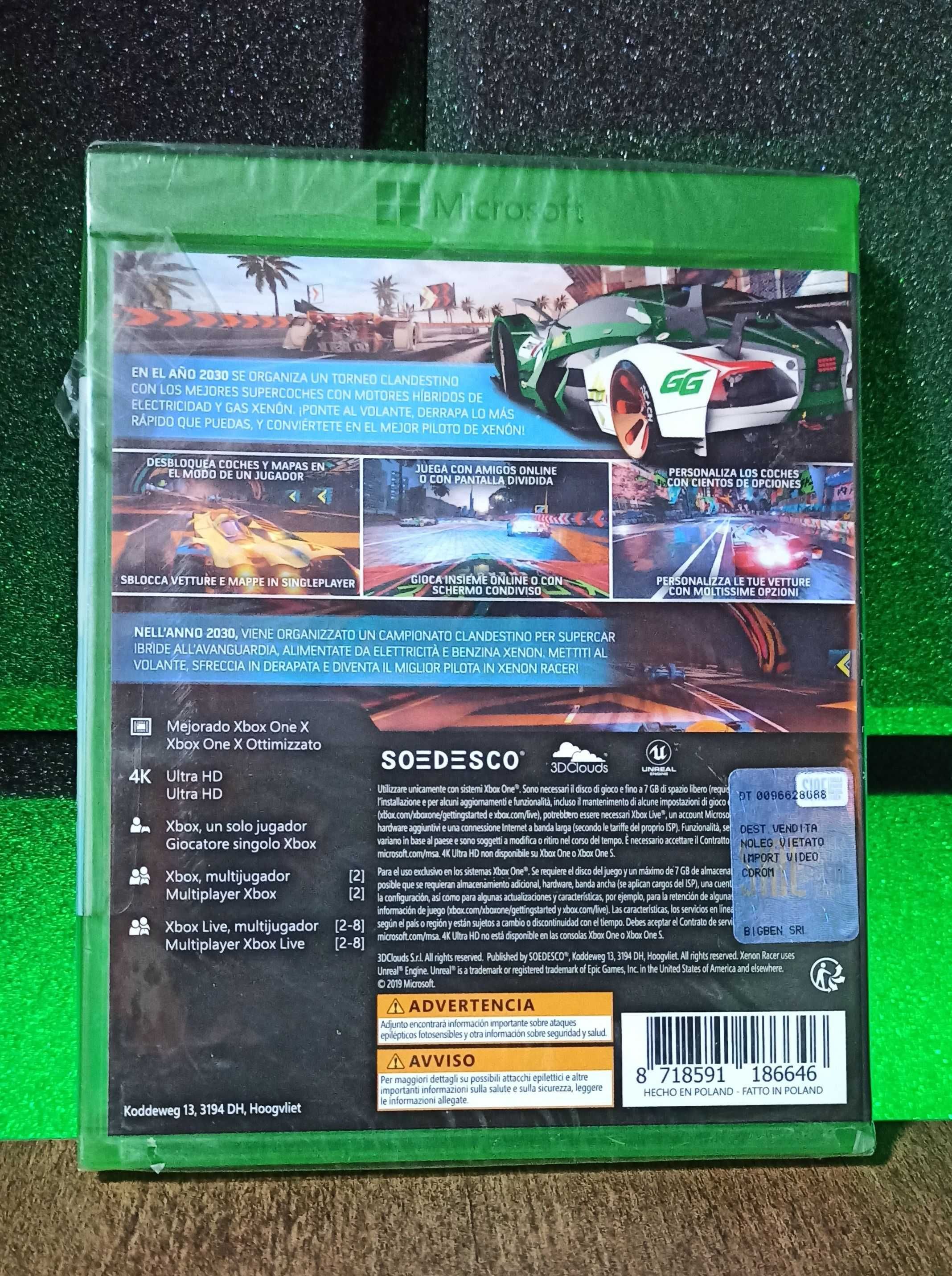 Xenon Racer Xbox One S Series X - futurystyczne wyścigi na dwie osoby