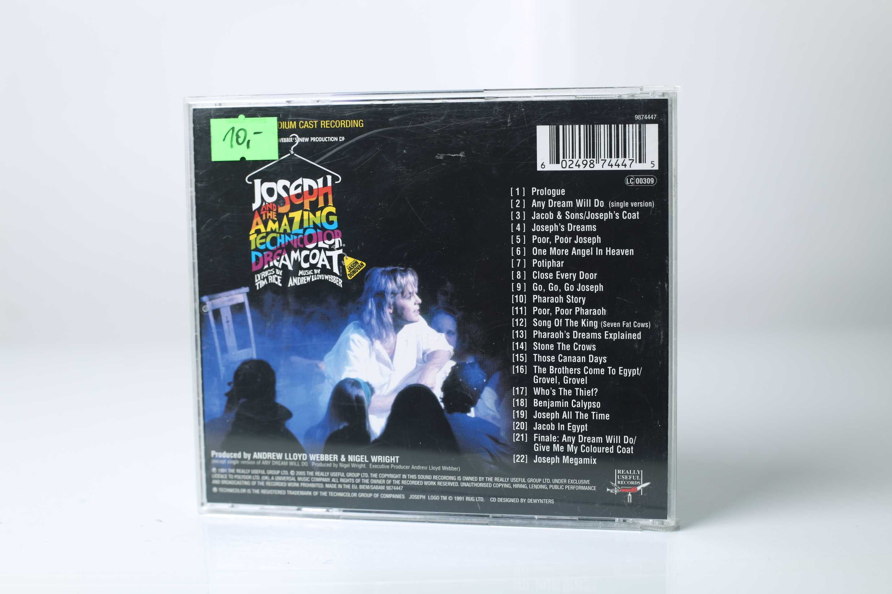 (C) Joseph And The Amazing Technicolor Dreamcoat CD nm