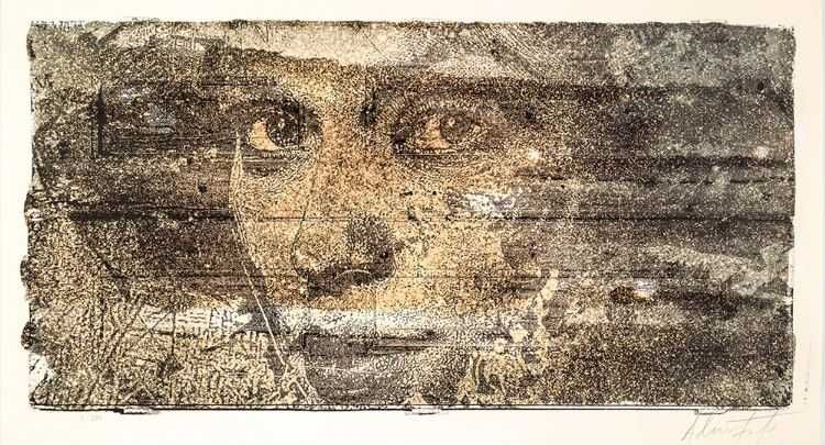 vendo serigrafia do VHILS - Peroxide -