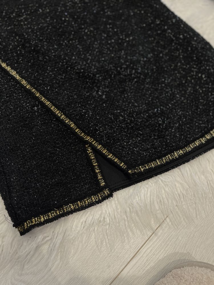 Zara твідова сукня на одне плече