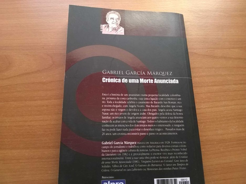 Crónica de uma Morte Anunciada - Gabriel Garcia Márquez