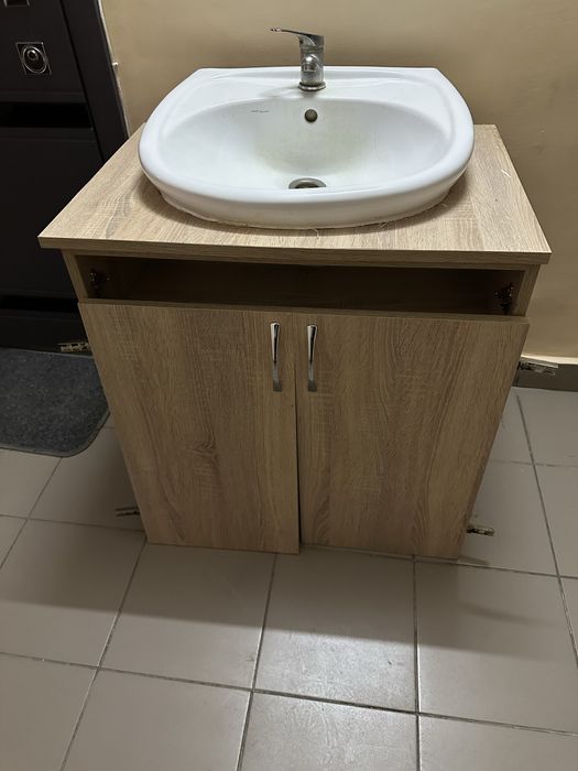 Мийка з тумбою  б/у для ванноі