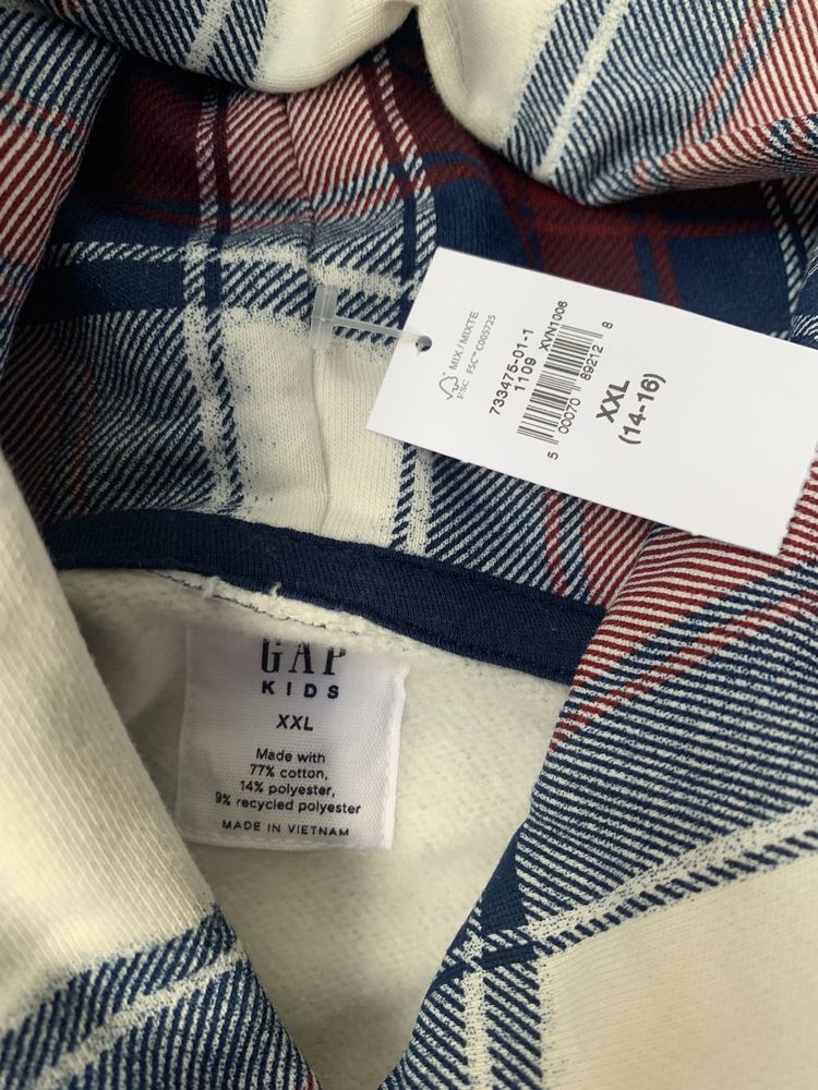 Bluza GAP super bawelna i modna krata