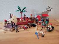 Playmobil rycerze piraci policja statek