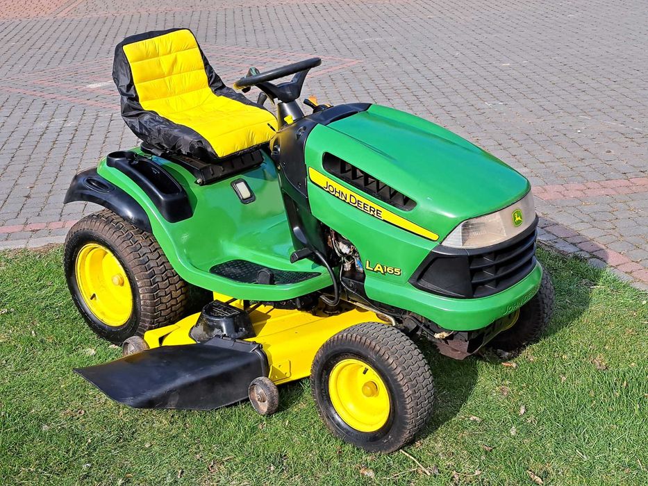 Kosiarka samojezdna traktorek John Deere La165 v2 22 KM hydro 122 cm