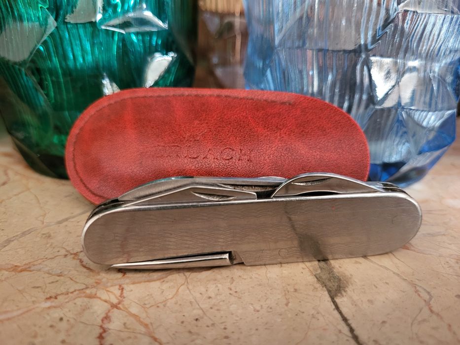 Stary scyzoryk Gerlach w oryginalnym etui