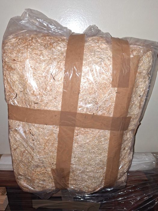 Palha de madeira natural