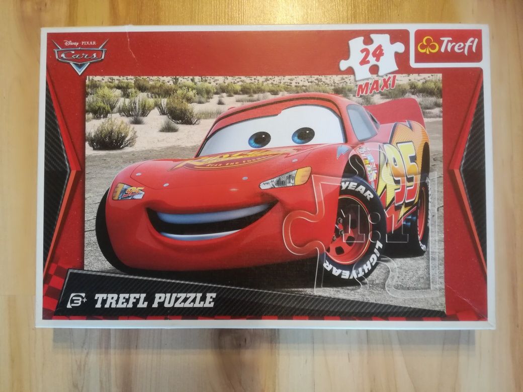 Puzzle Trefl maxi Cars Auta Zygzak McQueen 24 elementy