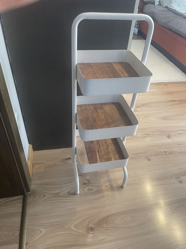 metalowy drewniany regał ZARA Home