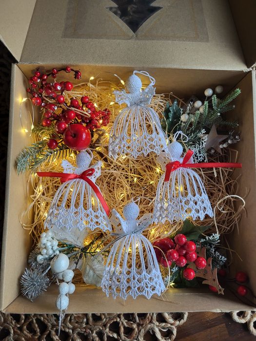 Aniołki szydełkowe handmade,  oryginalny prezent