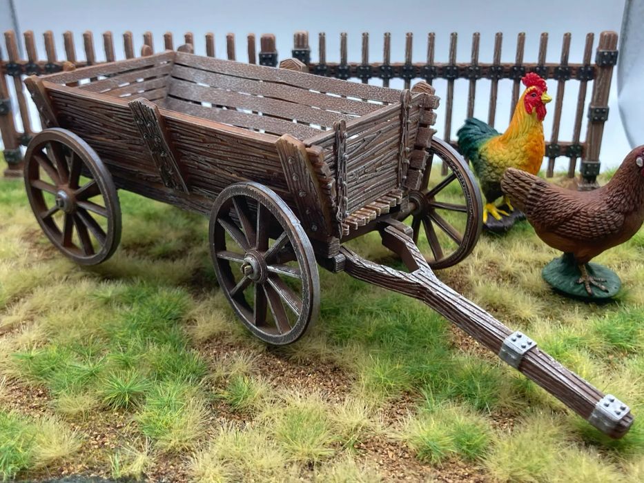 Carrinho de Madeira Estilo Country