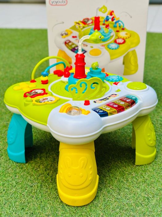 Інтерактивний розвиваючий столик (піаніно, човен, рухомі деталі)