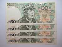 Banknoty  50 złotych 1988 r.Gen.Karol Świerczewski