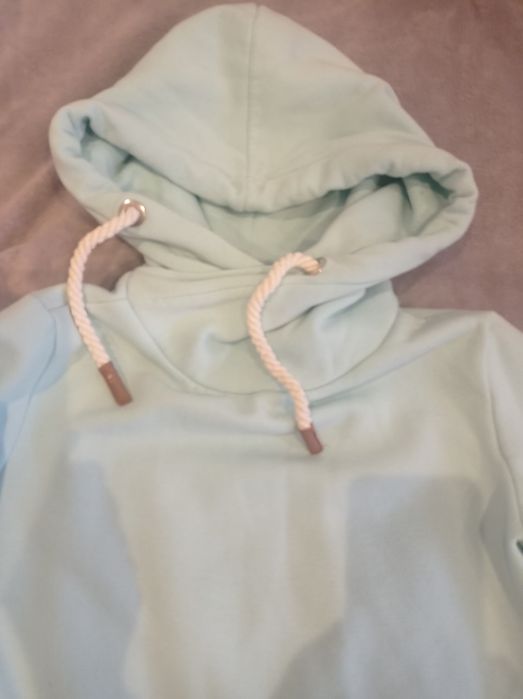 Bluza ciepła jasny turkus