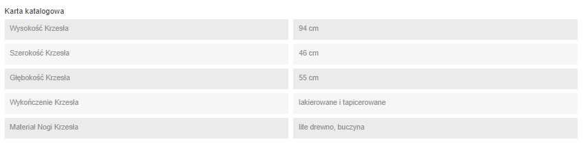 Krzesło K91 Bawaria - Wyjątkowy styl i elegancja