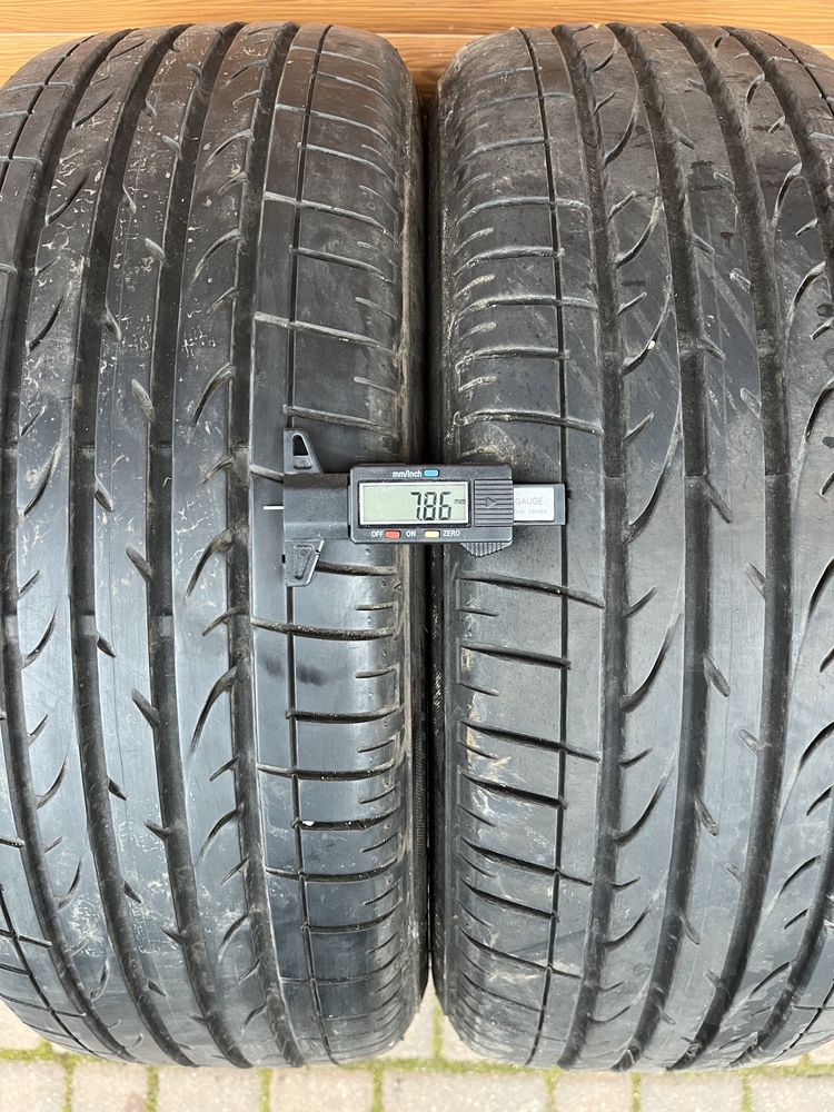 225/55/18 Bridgestone 2 opony letnie 7.86mm 2020r wysyłka!