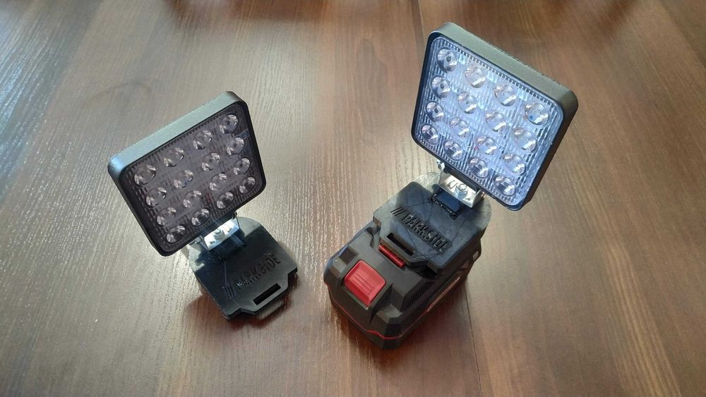 Lampa do akumulatora Parkside X20V, do bateri  ,baterii