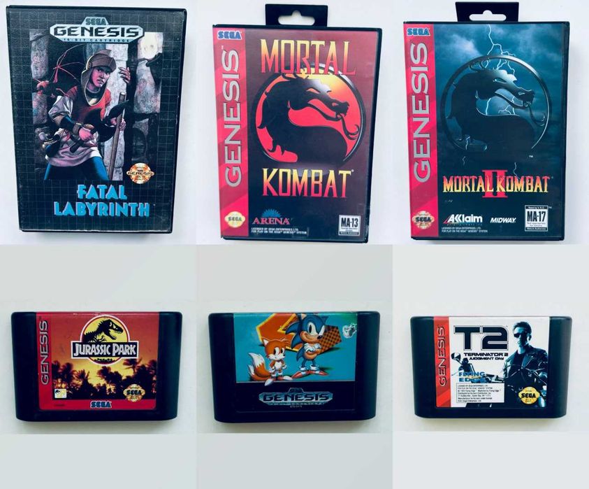 Ігри Dreamcast, Saturn, Game Gear, Genesis, Mega Drive, Master System
